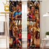 Spain Lamine Yamal 2026 FIFA World Cup Final Champions Home Decor Window Curtain Spain Lamine Yamal 2026 FIFA World Cup Final Champions Home Decor Window Curtain