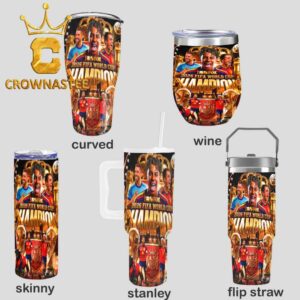Spain FIFA World Cup Final Champions 2026 Wine Stanley Flip Straw Cup Tumbler