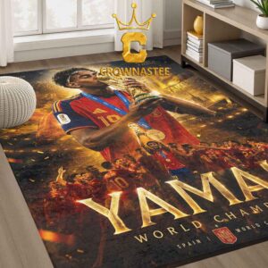 Spain Lamine Yamal 2026 FIFA World Cup Final Champions Home Decor Rug Carpet