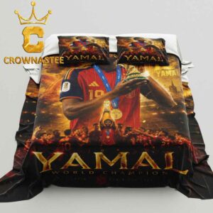 Spain Lamine Yamal 2026 FIFA World Cup Final Champions Pillow Cover Bedding Set