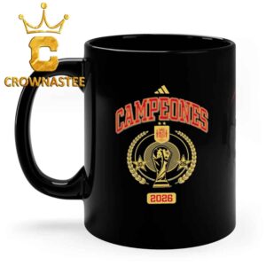 Spain National Team 2026 FIFA World Cup Champions Trophy Adidas Ceramic Mug Cup