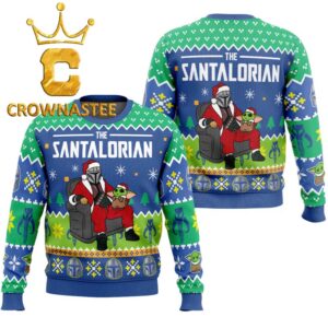 Star Wars Boba Fett The Santalorian Christmas Ugly Sweater