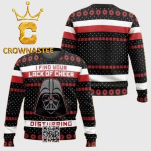 Star Wars Darth Vader I Find Yout Lack Of Cheer Christmas Ugly Sweater