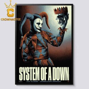 System Of A Down Open Air Park Dusseldorf 2026 Germany July 10th Home Decor Poster Canvas