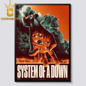 System Of A Down Sick New World Festival 2026 Las Vegas NV April 25th Home Decor Poster Canvas