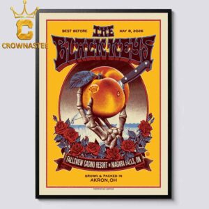 The Black Keys OLG Stage At Fallsview Casino Resort 2026 Niagara Falls ON May 8th Home Decor Poster Canvas