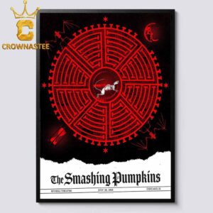 The Smashing Pumpkins Lollapalooza 2026 Riviera Theatre Chicaho IL July 29th Home Decor Poster Canvas