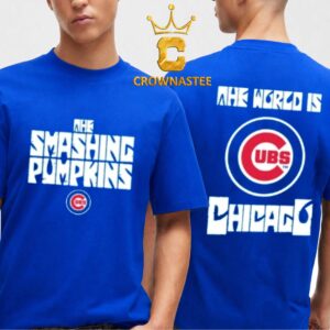 The Smashing Pumpkins x Chicago Cubs 2026 Logo Two Sided T-Shirt