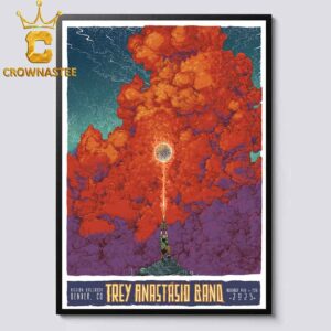 Trey Anastasio Mission Ballroom 2025 Denver CO November 14th 15th Home Decor Poster Canvas