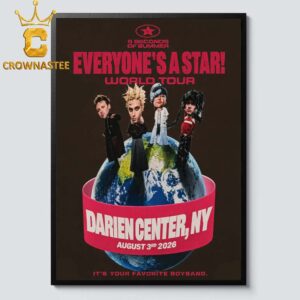 5 Seconds Of Summer Darien Lake Amphitheater NY 2026 August 3rd Home Decor Poster Canvas