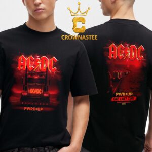 ACDC 2026 North America Tour One Last Time Power Up Two Sided T-Shirt
