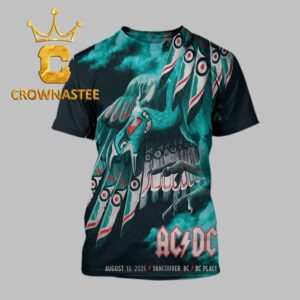 ACDC BC Palace 2026 Vancouver BC August 13th All Over Print T-Shirt