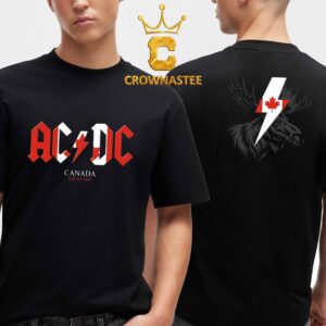 ACDC Canada Moose PWR UP Tour Two Sided T-Shirt