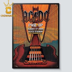 ACDC Levi’s Stadium 2026 San Francisco CA August 5th Home Decor Poster Canvas