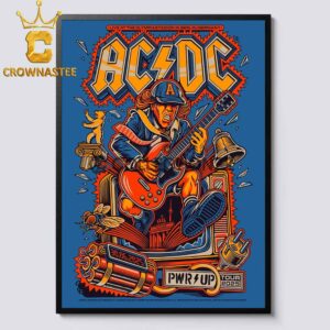 ACDC Olympiastadion 2025 Tour Berlin Germany June 30th Home Decor Poster Canvas