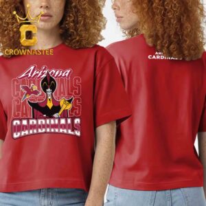 Arizona Cardinals Jafar And Iago Disney x Champion All-Star NFL Two Sided T-Shirt