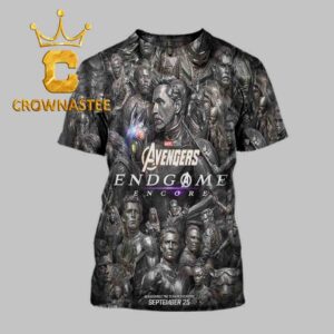 Avenger Endgame Encore 2026 Return In Theater September 25th All Over Print T-Shirt