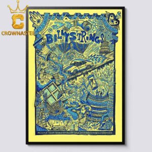 Billy Strings Charleston Civic Center 2026 Charleston WV August 4th Home Decor Poster Canvas