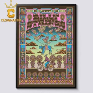 Billy Strings Target Center 2025 Tour Minneapolis MN August 9th Home Decor Poster Canvas