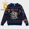 Buffalo Bills Bluey Family NFL Christmas Ugly Sweater