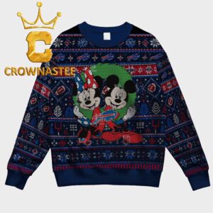 Buffalo Bills Mickey NFL Football Christmas Gift Ugly Sweater