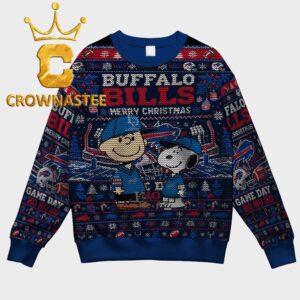 Buffalo Bills Peanut Snoopy NFL Football Christmas Gift Ugly Sweater