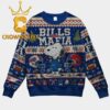 Buffalo Bills Snoopy NFL Football Pattern Christmas Gift Ugly Sweater