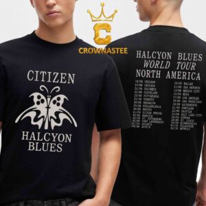 Citizen The Band 2026 Tour Dates Halcyon Blues Two Sided T-Shirt