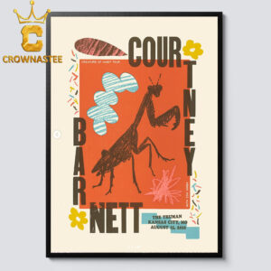 Courtney Barnett The Truman 2026 Tour Kansas City MO August 15th Home Decor Poster Canvas