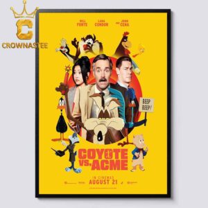 Coyote vs Acme Movie Film 2026 Home Decor Poster Canvas