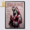 Cradle Of Filth Variety Theater 2026 Minneapolis MN May 20th Home Decor Poster Canvas