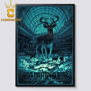 Dave Matthews Band The Cynthia Woods Mitchell Pavilion 2026 Tour Woodlands TX May 8th Home Decor Poster Canvas
