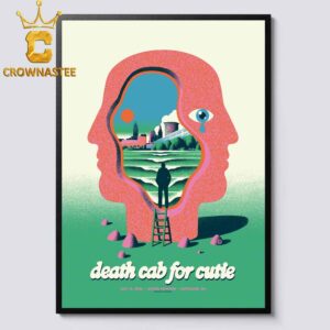 Death Cab For Cutie Jacobs Pavillion 2026 Tour Cleverland OH July 15th Home Decor Poster Canvas