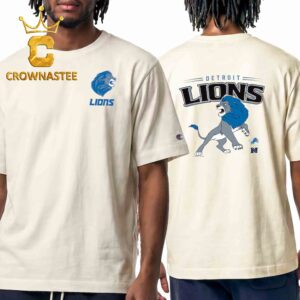Detroit Lions Simba Disney x Champion NFL Two Sided Unisex T-Shirt