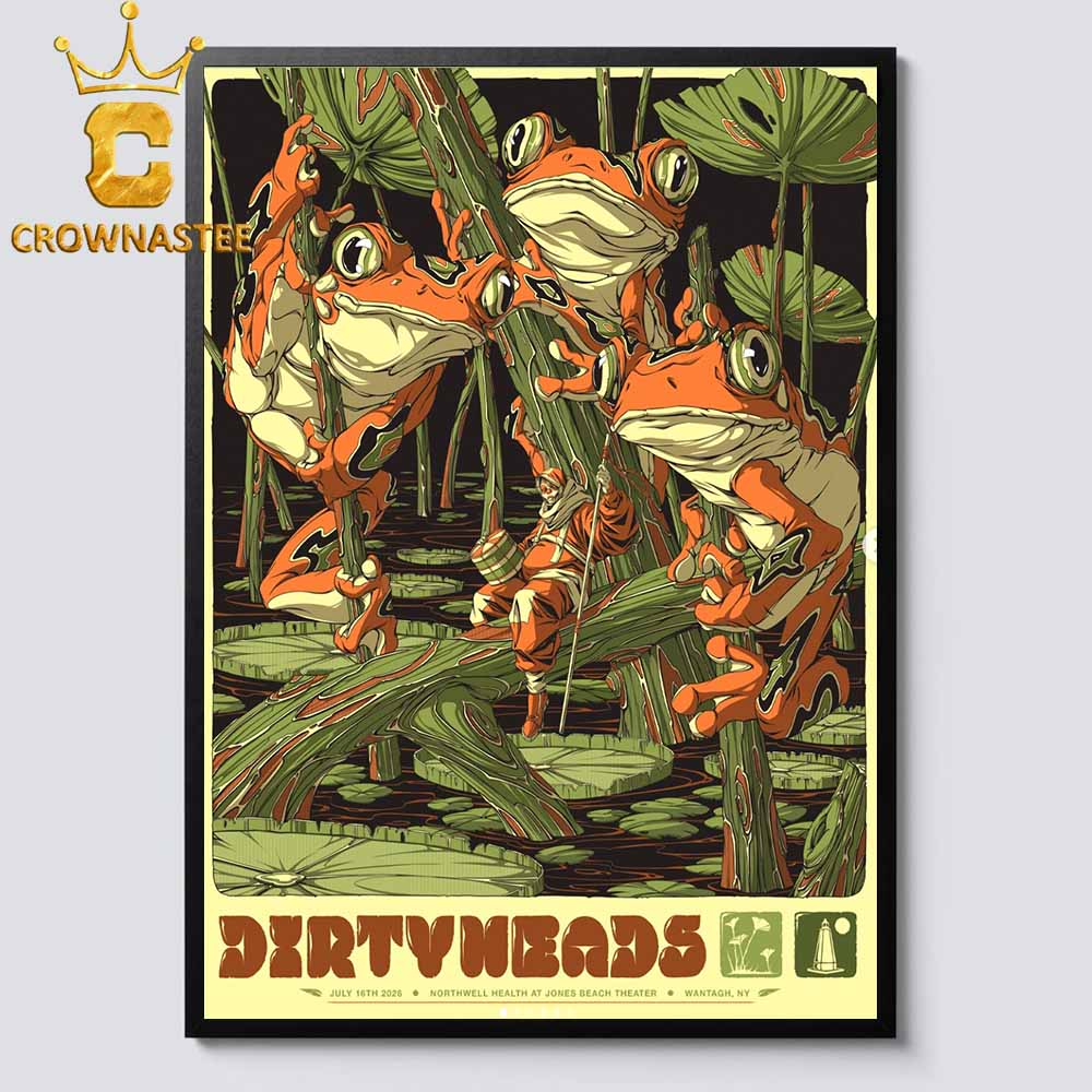 Dirty Heads Northwell at Jones Beach Theater 2026 Tour Wantagh NY July 16th Home Decor Poster Canvas