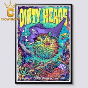 Dirty Heads PNC Bank Art Center 2026 Tour Holmdel NJ July 23rd Home Decor Poster Canvas
