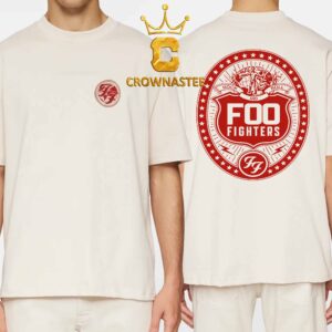 Foo Fighters 2026 Tour Rock And Roll Two Sided T-Shirt