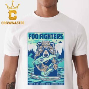 Foo Fighters Dena’ina Center 2026 Anchorage Alaska August 17th Unisex T-Shirt