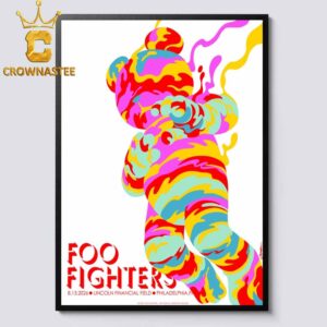 Foo Fighters Lincoln Financial Field 2026 Philadelphia PA August 13th Home Decor Poster Canvas