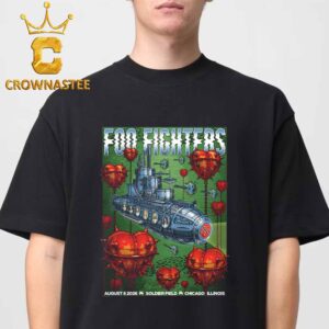 Foo Fighters Soldier Field 2026 Chicago IL August 8th Unisex T-Shirt
