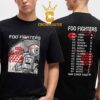 Foo Fighters Your Favorite Toy 2026 Tour Dates Two Sided T Shirt