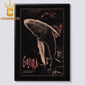 Gojira Clermont Ferrand France 2025 Tour December 5th Home Decor Poster Canvas