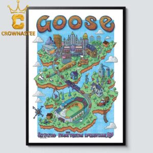 Goose The Band Louisville Palace Theatre 2025 Louisville KY September 23th 24th Home Decor Poster Canvas
