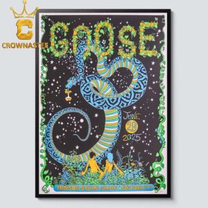 Goose The Band Madison Square Garden 2025 New York NY March 11th Home Decor Poster Canvas