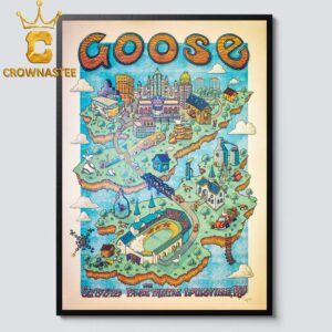 Goose The Band Palace 2025 Louisville KY September Home Decor Poster Canvas
