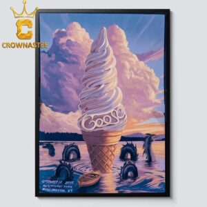 Goose The Band Waterfront Park 2025 Burlington VT September 14th Home Decor Poster Canvas
