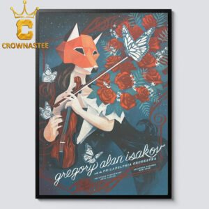 Gregory Alan Isakov  Saratoga Performing Arts Center 2026 Saratoga Springs New York August 22nd Home Decor Poster Canvas