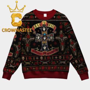 Guns N’ Roses Appetite for Destruction Album Christmas Ugly Sweater