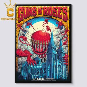 Guns N’ Roses Arena Castelao 2026 Tour Fortaleza Brazil April 18th Home Decor Poster Canvas
