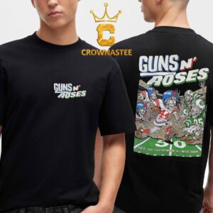 Guns N’ Roses Metlife Stadium 2026 Tour East Rutherford NJ August 12th Two Sided T-Shirt